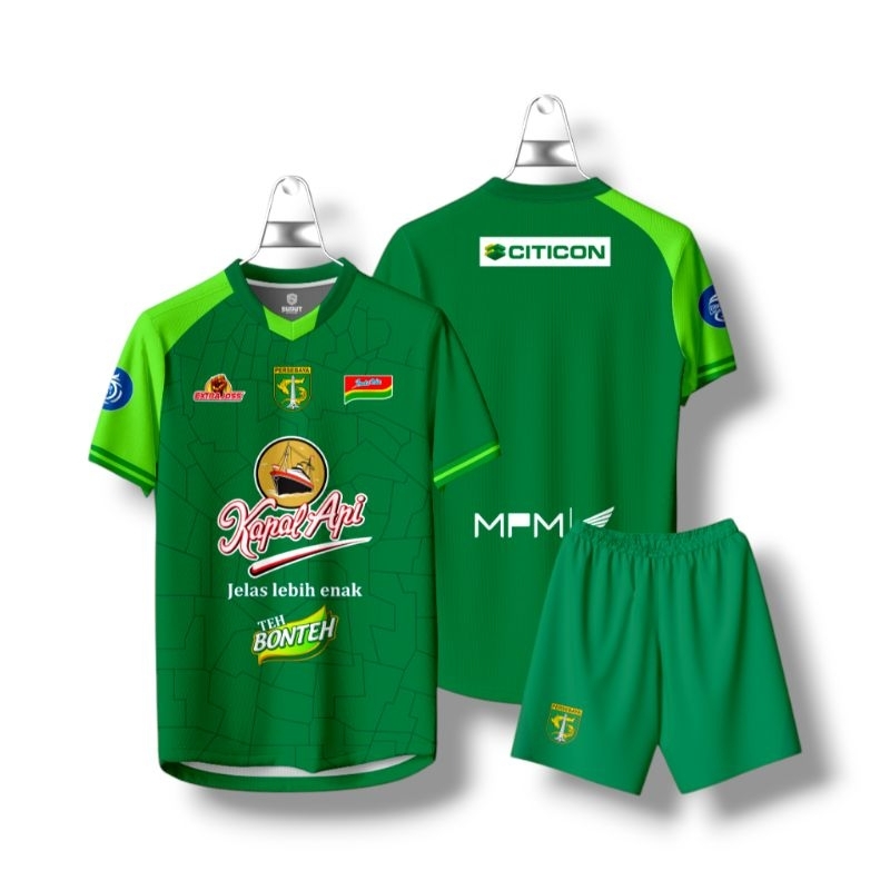 JERSEY PERSEBAYA HOME 2025 CUSTOM GRATIS NAMA DAN NOMOR PUNGGUNG