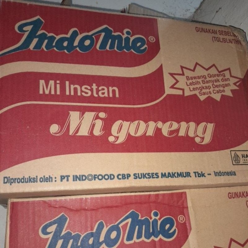 

Indomie goreng 1 Dus