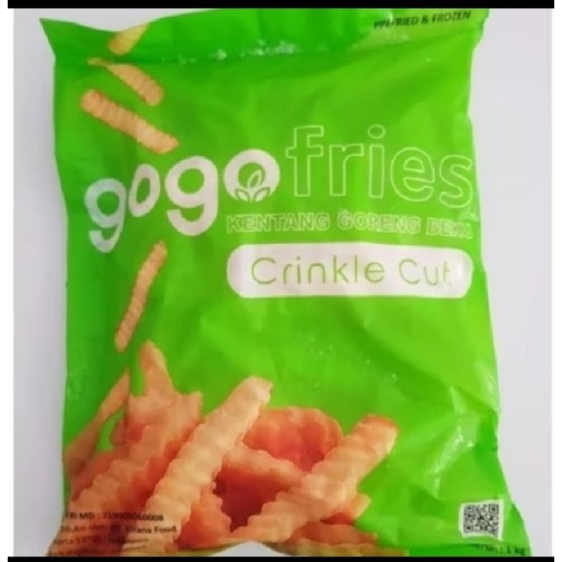 

Gogo frenchfries Crinkle 1 kg