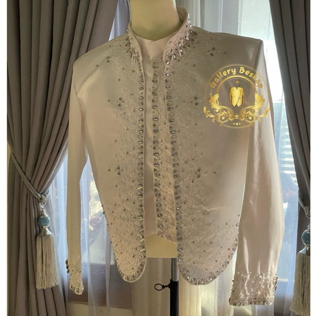 READY Beskap pemgantin akad/ beskap solo/ beskap jawa bahan premium