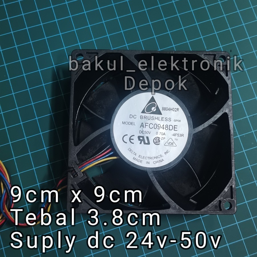 fan 9cm delta 24v - 50v dc