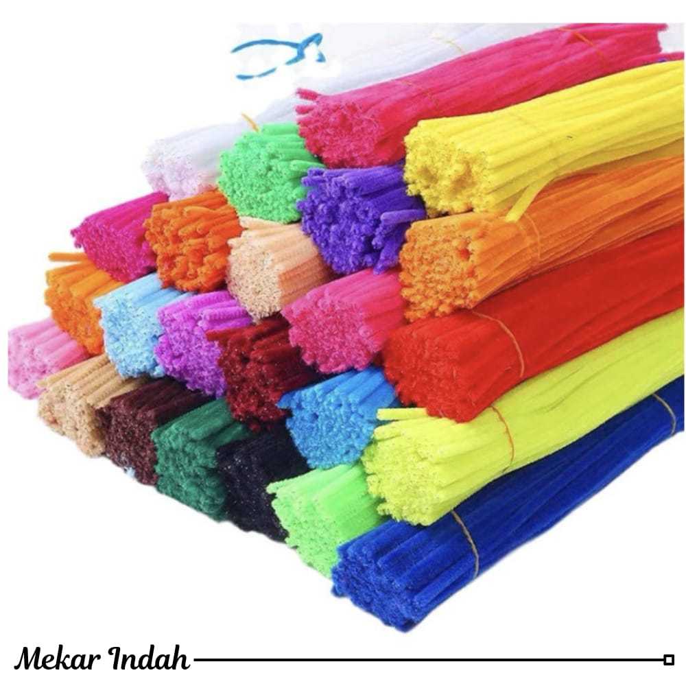 

Kawat Bulu MERCY 1 Ikat = 10 Tangkai Kawat KERAJINAN TANGAN Pipe Cleaner Hand Bouquet