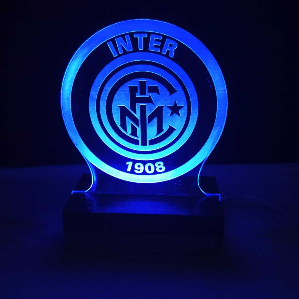 INTER MILAN - Lampu Tidur Lampu Hias LED Akrilik