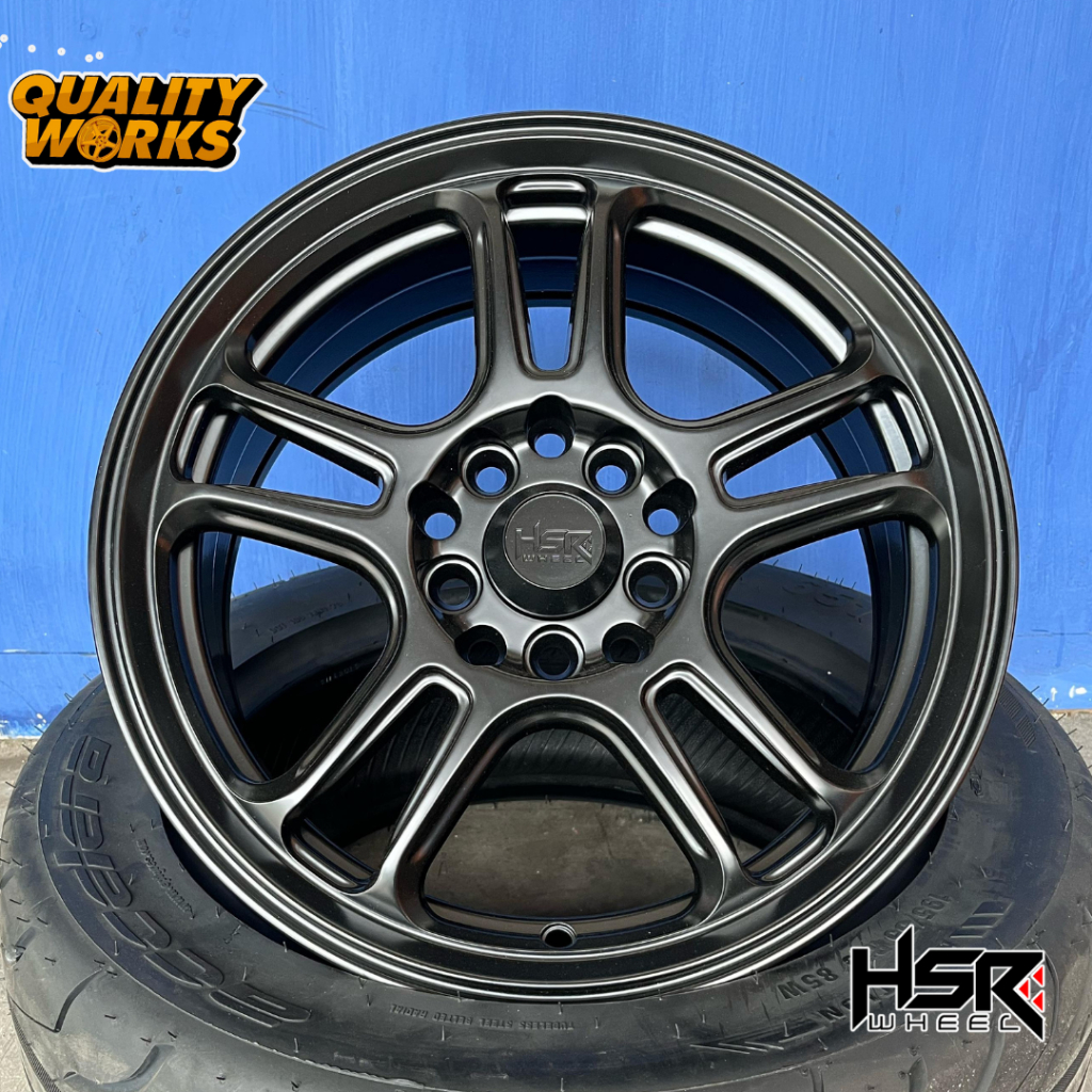 Velg Racing Ertiga Hitam R15 Hsr Nx Spo Lebar 6,5 Pnp Ban Standart