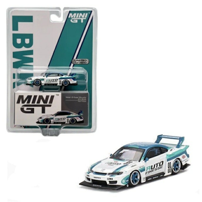 MINI GT 490 MIJO Nissan LB-Super Silhouette S15 Silvia Auto Finesse