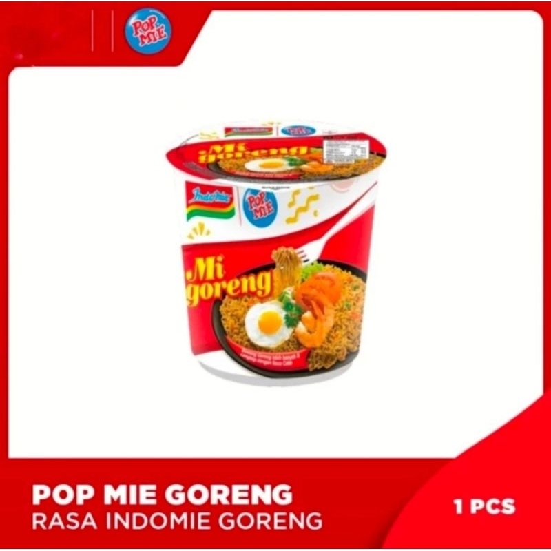 

Pop Mie Goreng Rasa Indomie Goreng 80gr
