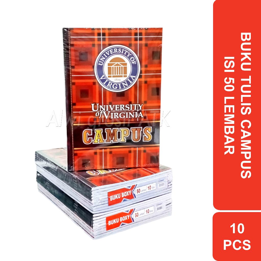

Buku Tulis Panjang Campus 50 Lembar Stanov Boxy Sampul Tebal | 1Pack = 10Buku