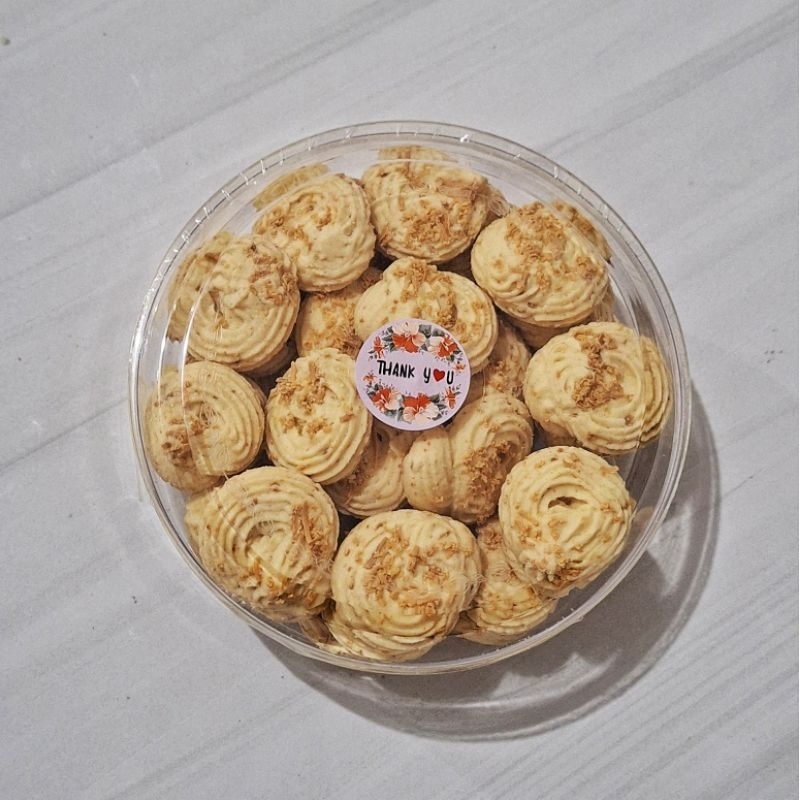 Cookies Sagu Keju Classic + Toples Ukuran 250gr