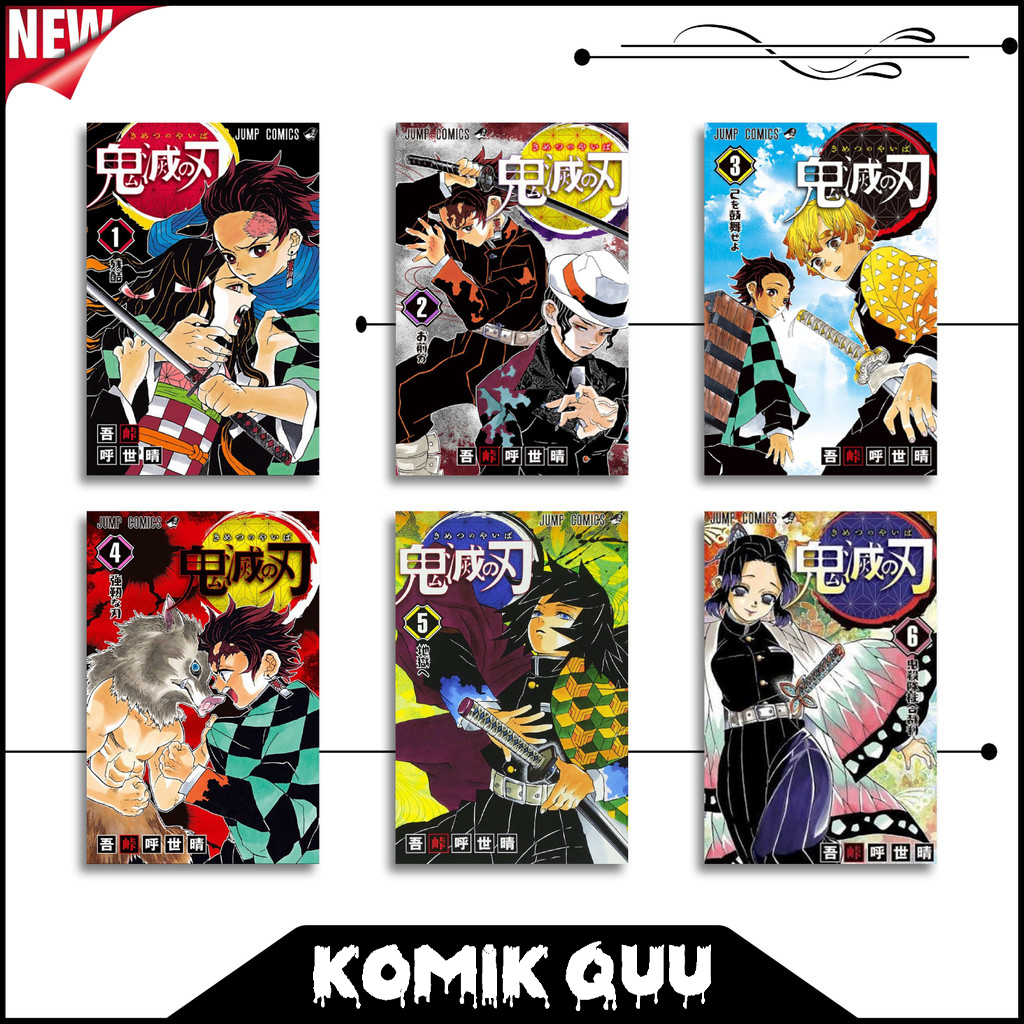 Komik Manga Demon Slayer: Kimetsu no Yaiba Vol.1-23 by Koyoharu Gotouge Bahasa Indonesia