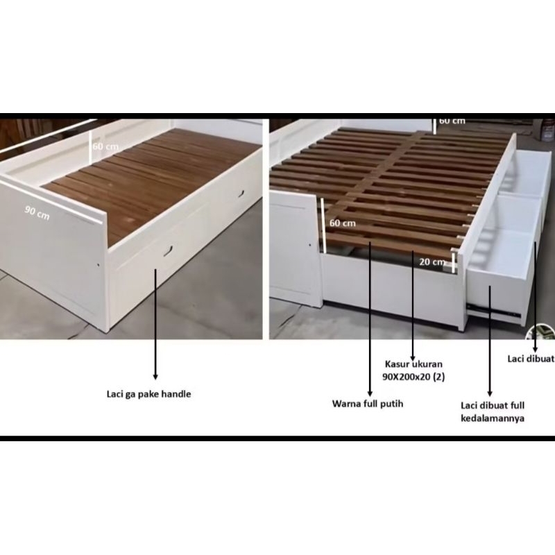 Dipan bale bale replika IKEA (Ekayantiani)