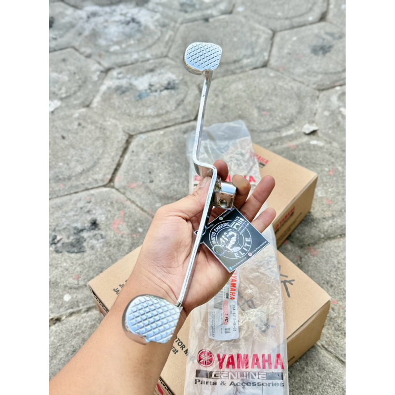 [SUDAH CHROME] ORIGINAL PEDAL VERSNELING FIZR - Pedal Operan Gigi FIZR ALFA