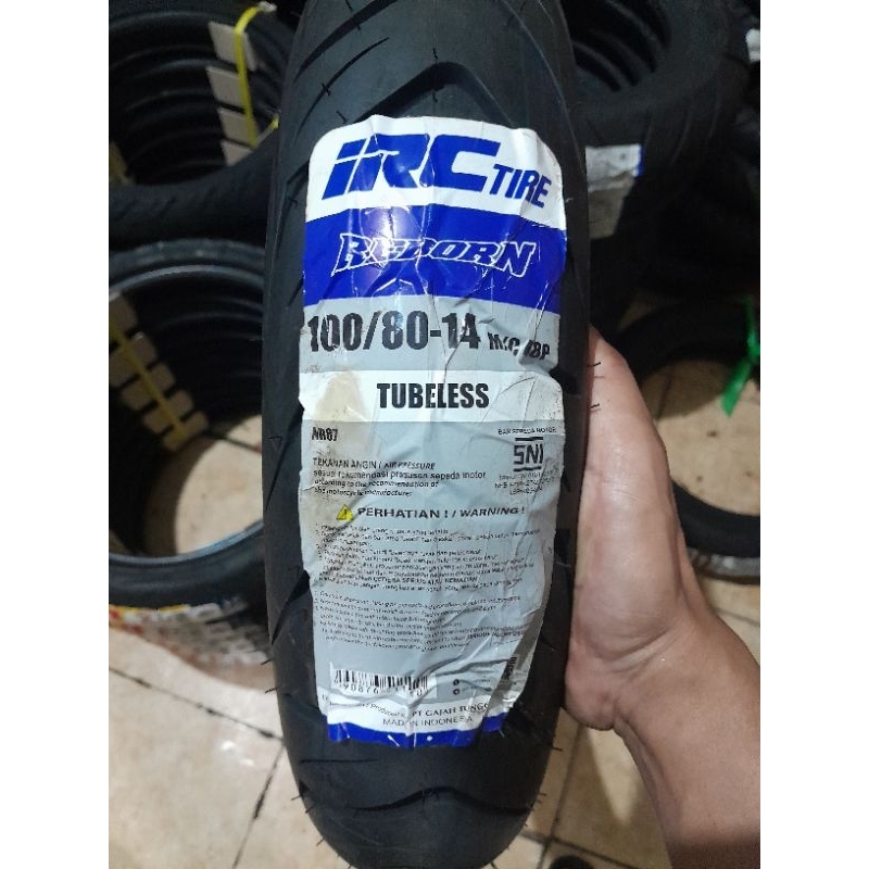 IRC 90/80-14 DAN 100/80-14 REBORN TUBLESS