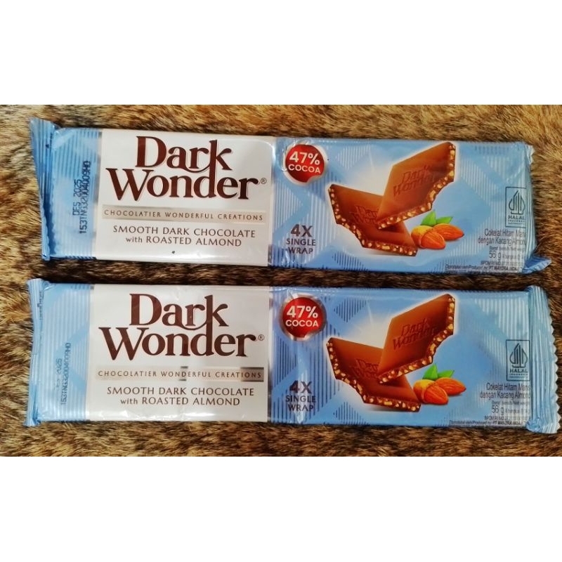 

COKLAT DARK WONDER BAR 56GRAM 4BUNGKUS@14GRAM COKLAT HAZELNUT DARK WONDER