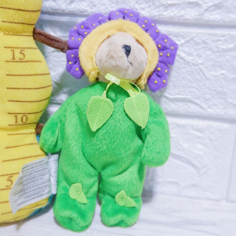 Boneka Ganz  Wee Bear Village Pansy Little Blossom Mini Teddy Bear in Costume