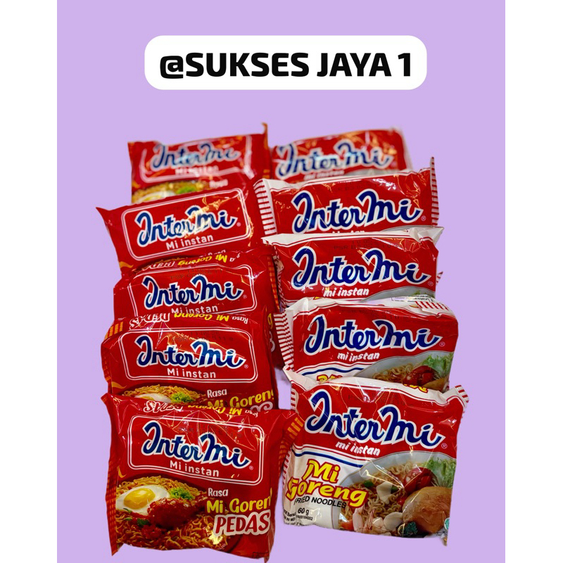

[ISI 10 BUNGKUS] MIX INTERMIE PEDAS DAN GORENG