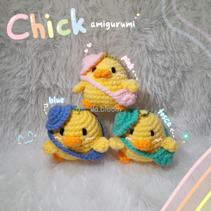 boneka rajut bebek/gantungan kunci rajut bebek