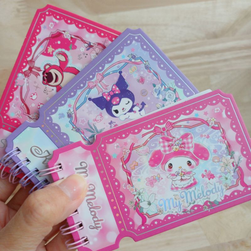 

Note memo tiket 6664 SANRIO KUROMI MY MELODY LOTSO