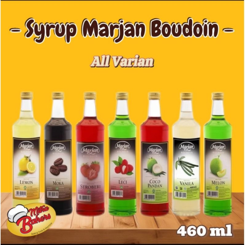 

MARJAN SYRUP BOUNDOIN 460 ML ALL VARIAN RASA