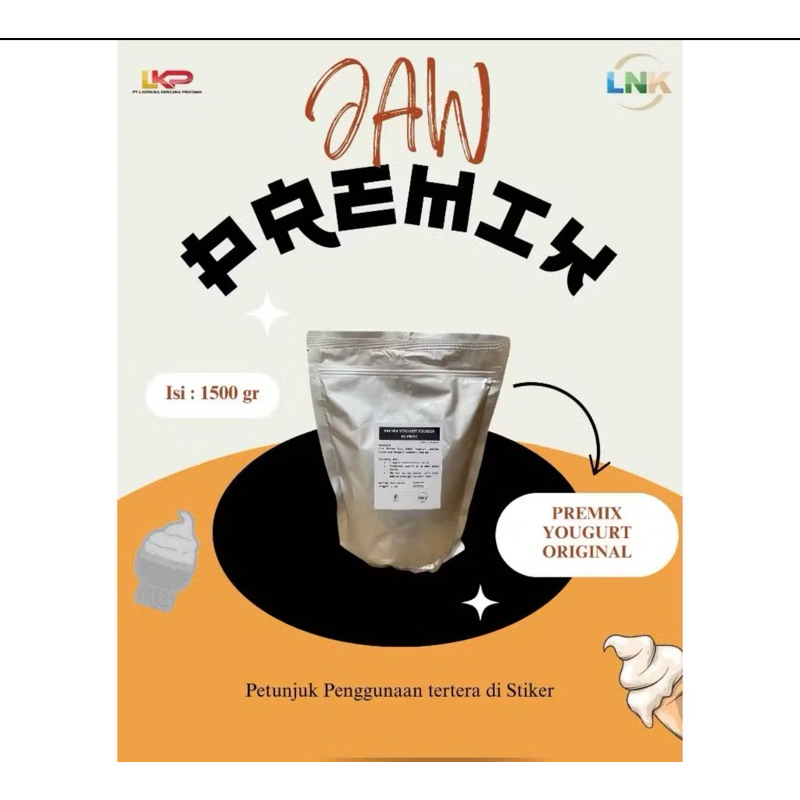 

Youghurt Premix Lokal Isi 1500gm & Repack 750gm