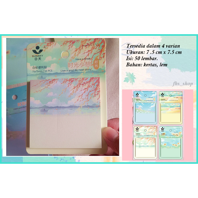 

Sticky Notes Lucu Sticky Note Kertas Memo Buku Tulis Sticky Notes Aesthetic Sticky Notes Pemandangan
