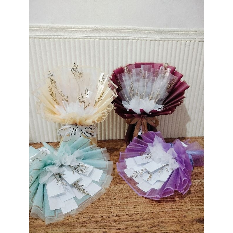 Buket Kosongan / Buket Kosongan Uang / Buket Jumbo / Buket Uang Wisuda / Buket Custom / Buket Boneka