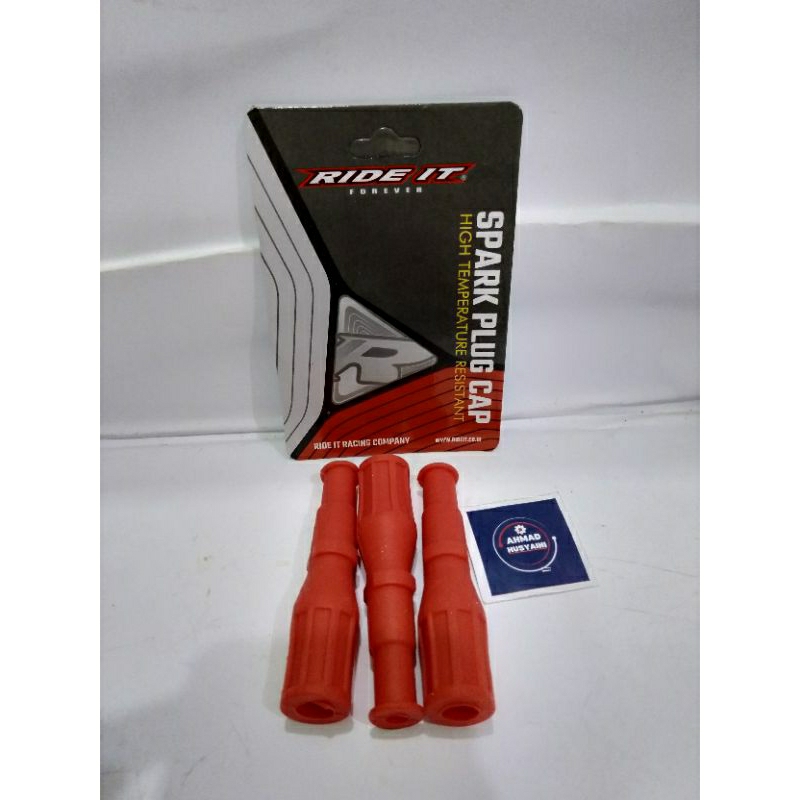 Tutup Busi Cob Busi Cangklong Cop Busi Racing Karet VIXION,BYSON, JUPITER MX KING,R15 ORI RIDE IT