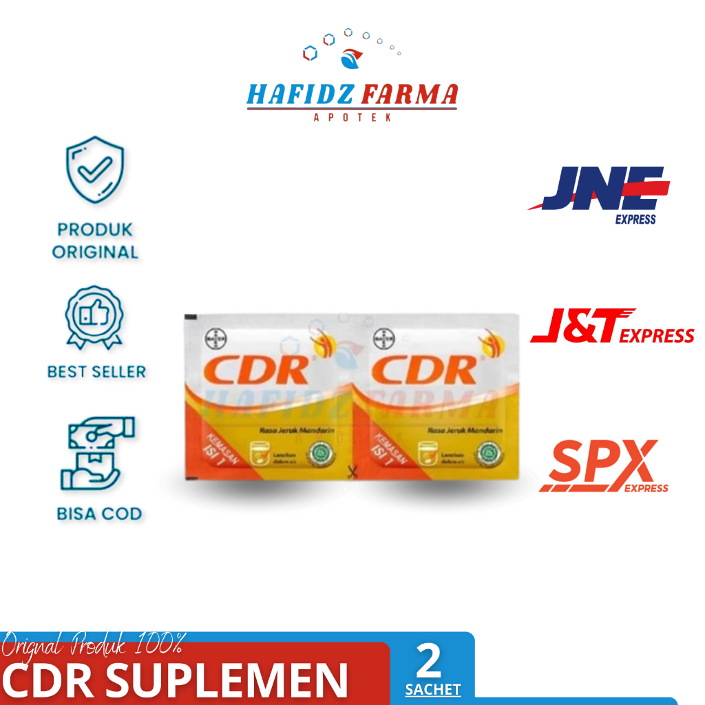 CDR Suplemen Kalsium Rasa Jeruk 2SACHET/ tulang sehat pada orang dewasa/ membantu memenuhi kebutuhan