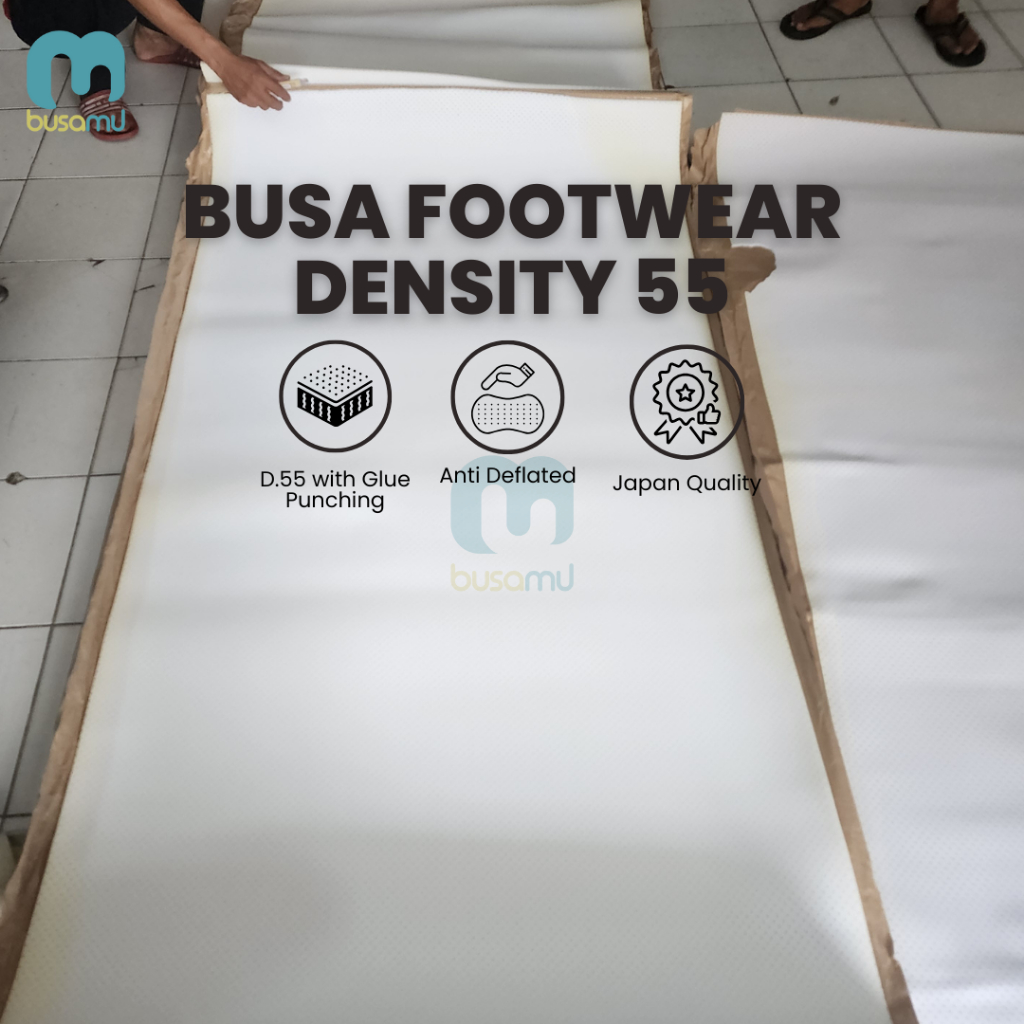 BUSA INSOLE SEPATU LEMBARAN DENSITY 55 - BUSA FOOTWEAR LEMBARAN - ALAS SEPATU LEMBARAN