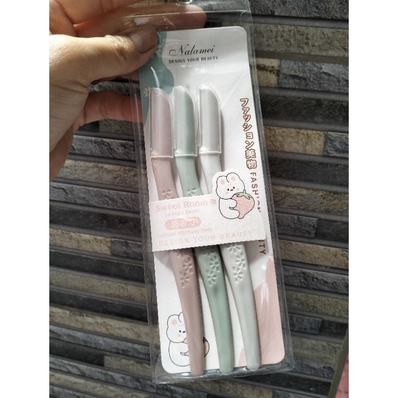 Lye-OS Pisau Cukur Alis 3in1 Nalamei