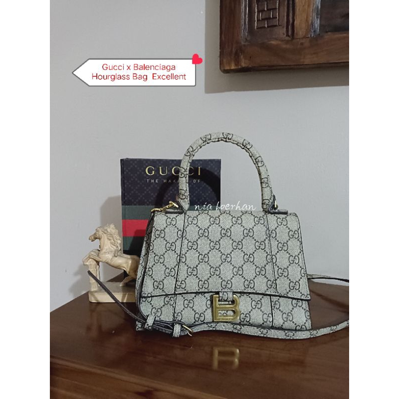 Hourglass x Balen Top Handle Bag