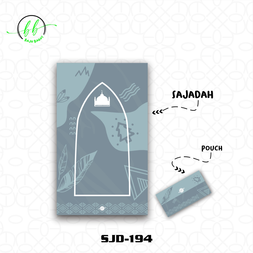 Sajadah Travel Alat Sholat Travel Friendly Custom Nama Sajadah Ringan Aesthetic Premium Traveling mo