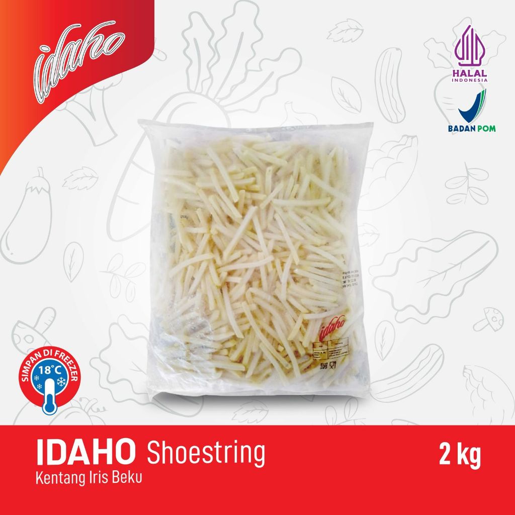 

IDAHO Shoestring Curah - Kentang Iris Beku 2 Kg