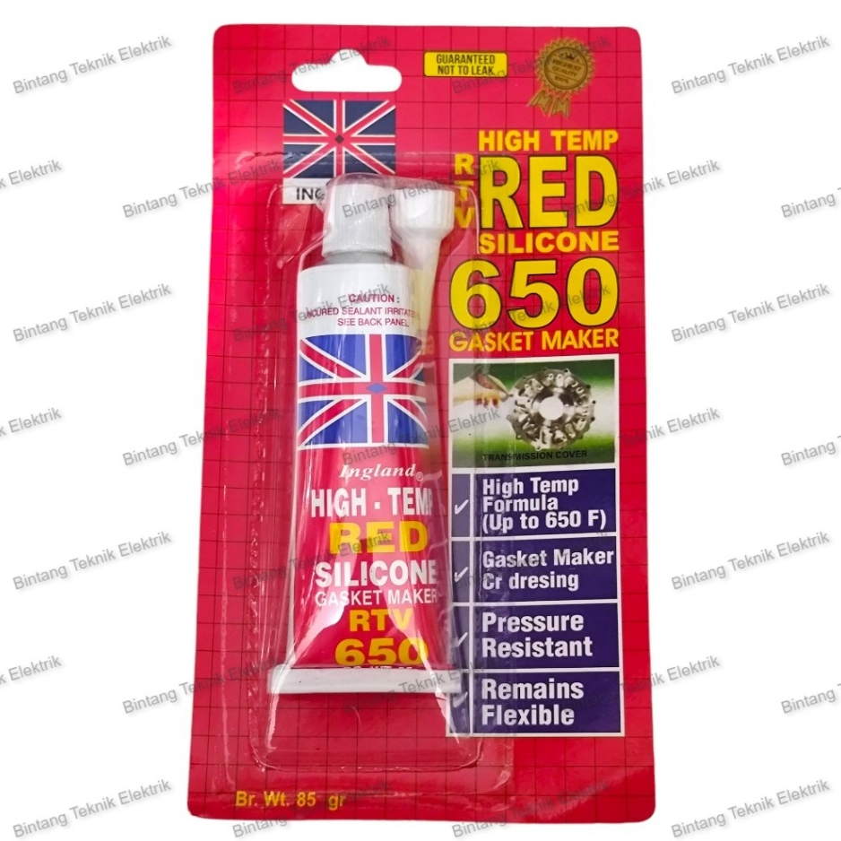 LEM RED SILICONE / LEM GASKET / LEM SILICONE RED 85gr INGLAND