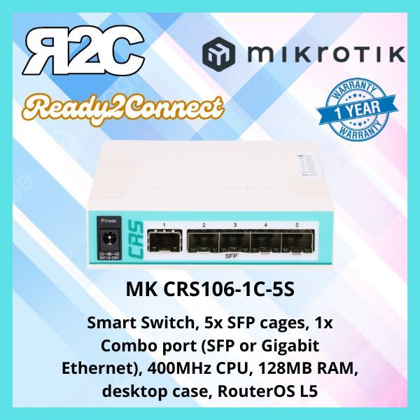 MIKROTIK CRS106-1C-5S