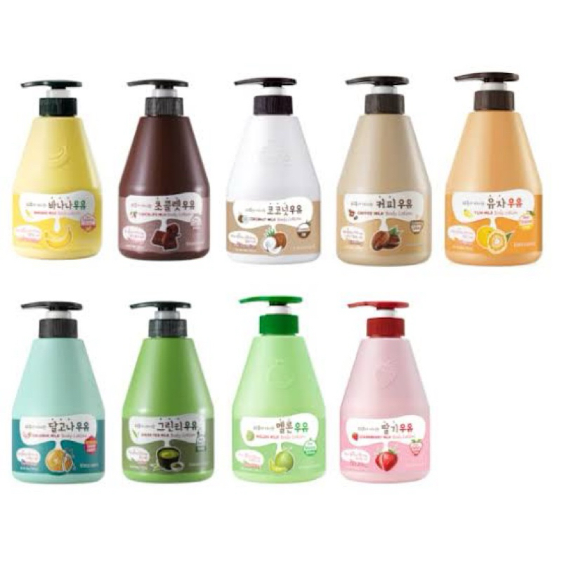READY KWAILNARA Strawberry Milk Korean Body Lotion 560 g