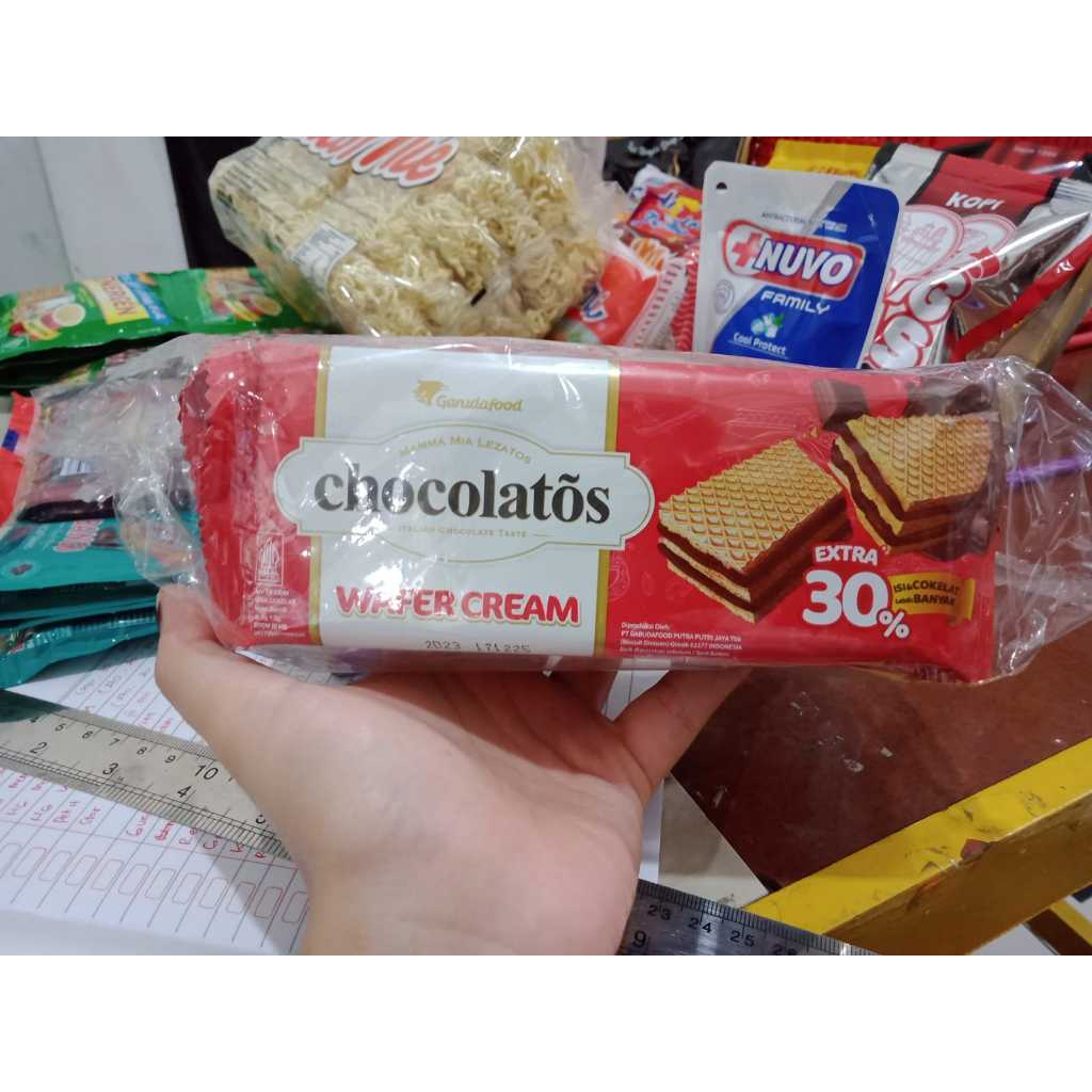 

Gery Chocolatos Wafer Original 17g Renteng