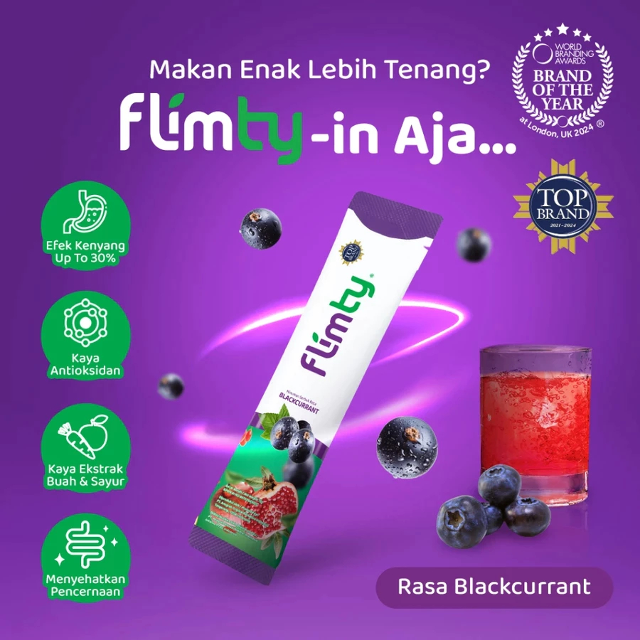 

Flimty Fiber Sachet BPOM HALAL 100% Original - Minuman Fiber untuk Diet - Minuman Fiber Pelangsing dan Detok - Flimty Blackcurrant - Flimty Raspberry - Flimty Mango