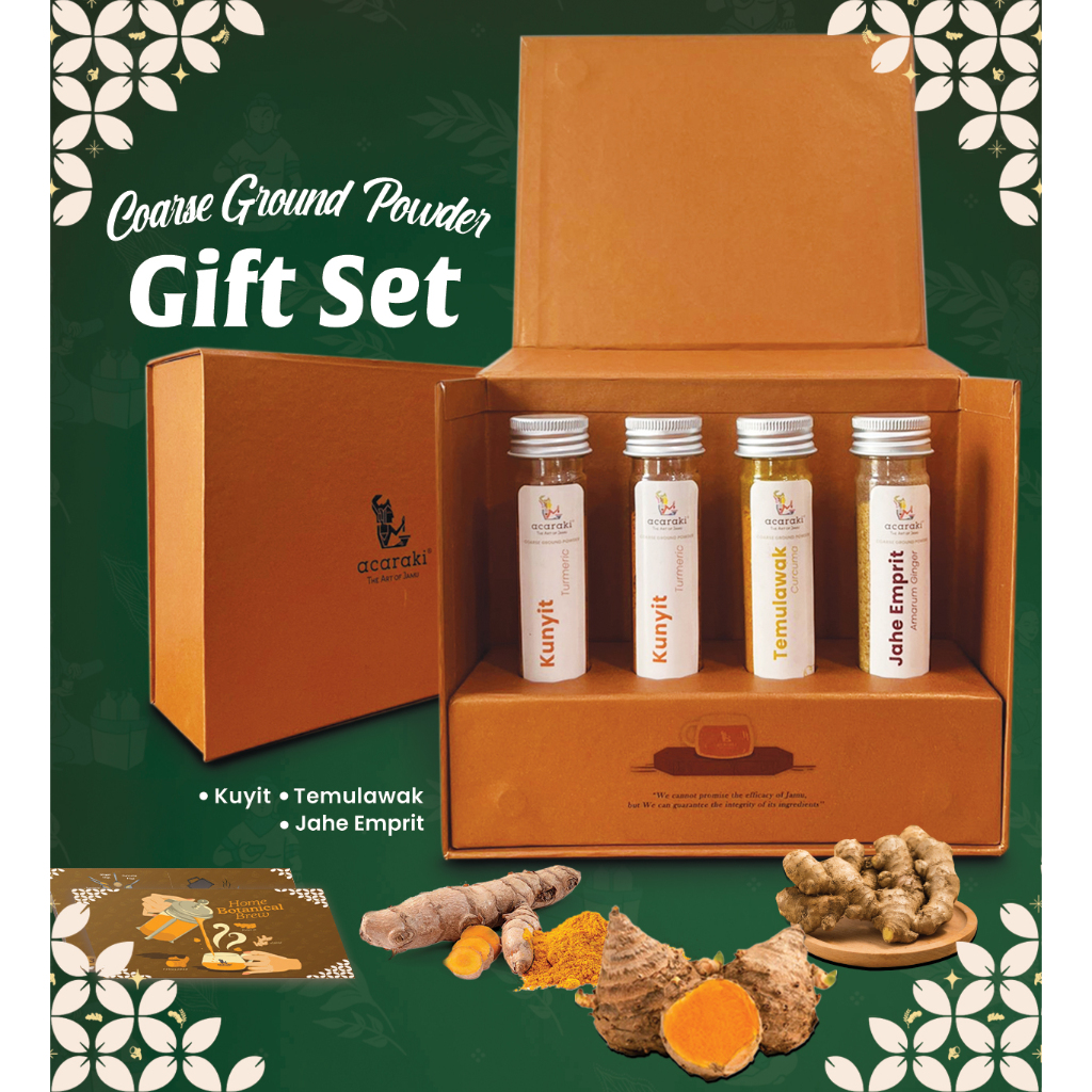 

Acaraki Gift Set Coarse Ground Powder
