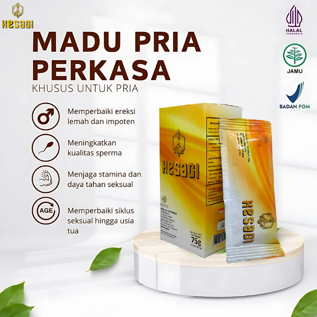 KESAGI HERBAL Obat Kuat Pria Dan Tahan Lama 100% Penambah Stamina Pria Perkasa Ampuh