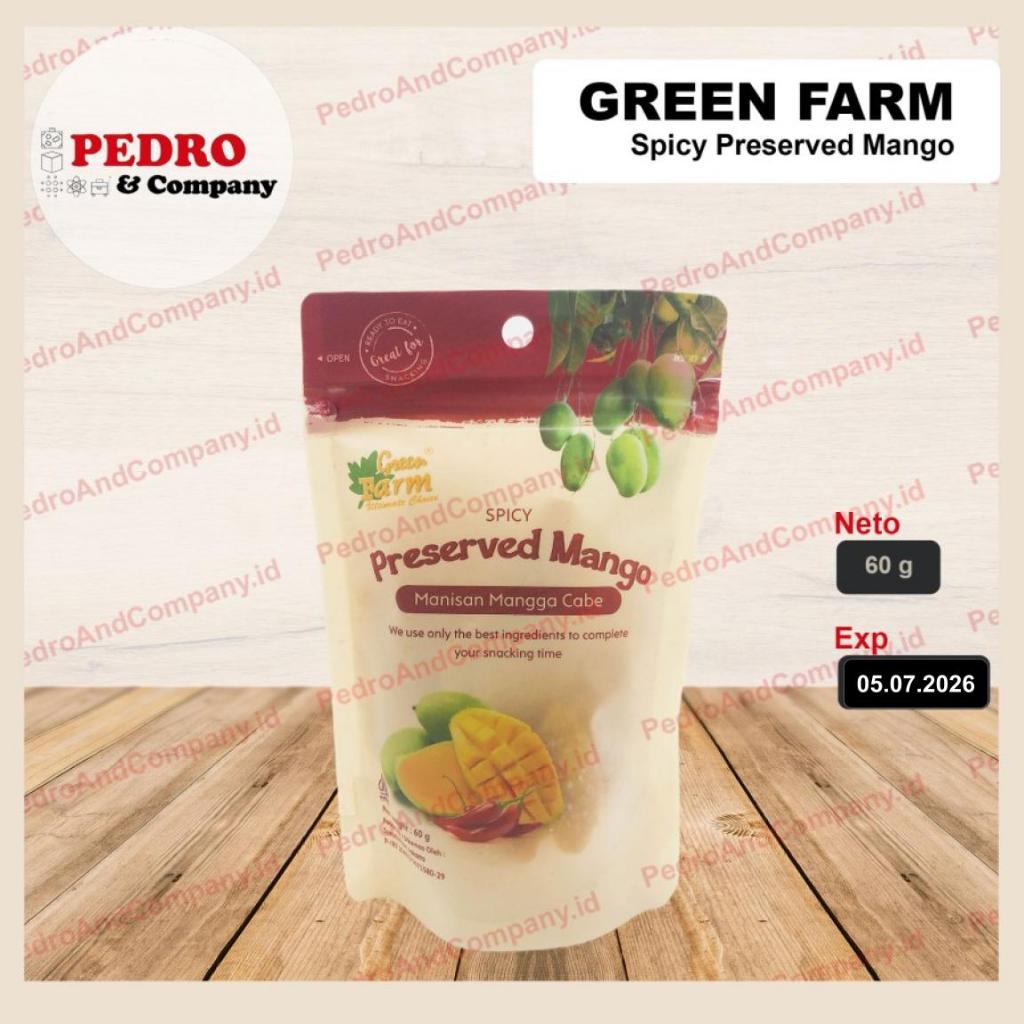 

Green Farm - Spicy preserved mango/ manisan mangga cabe 60 gr