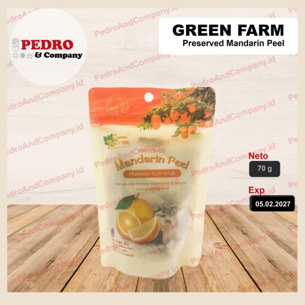 

Green Farm - mandarin peel/ manisan kulit jeruk (70 gr) manisan buah