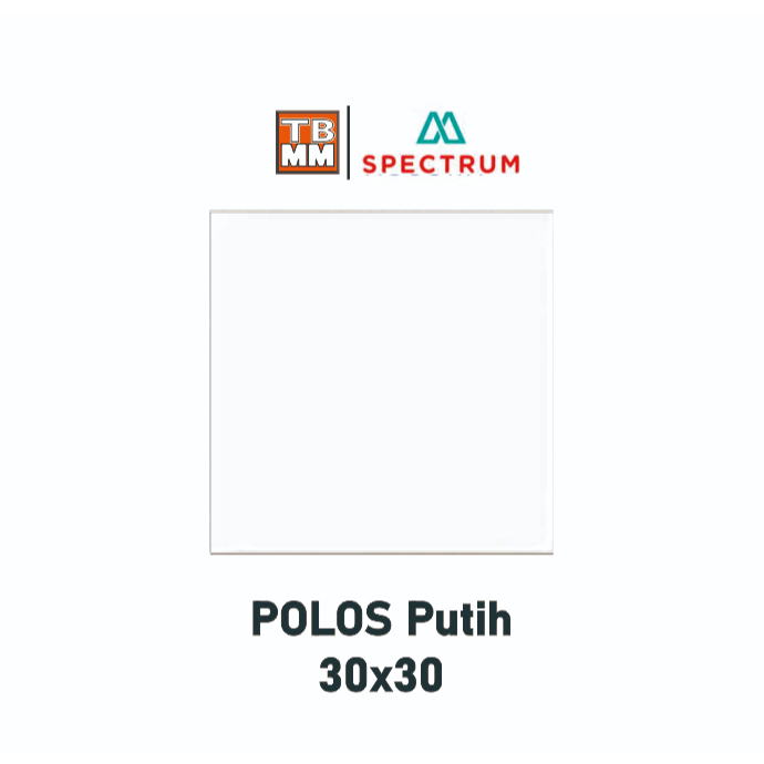 Keramik Lantai 30x30 Mulia Putih Polos Kw 1