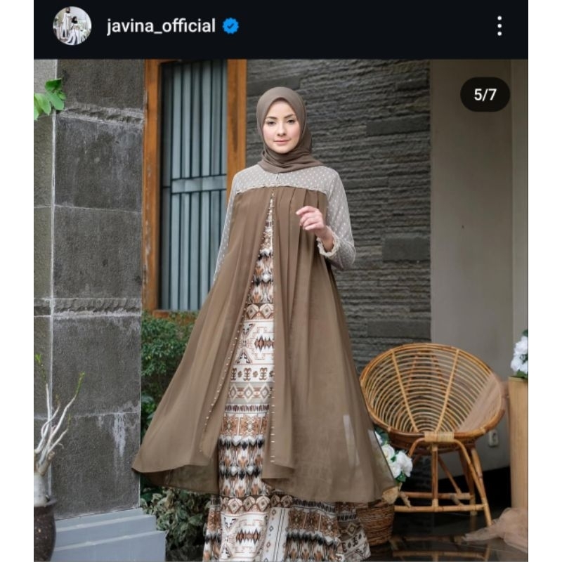 ALULA DRESS BY JAVINA Dress size L javina Jastip Amanah 100% JAVINA JASTIP AMANAH