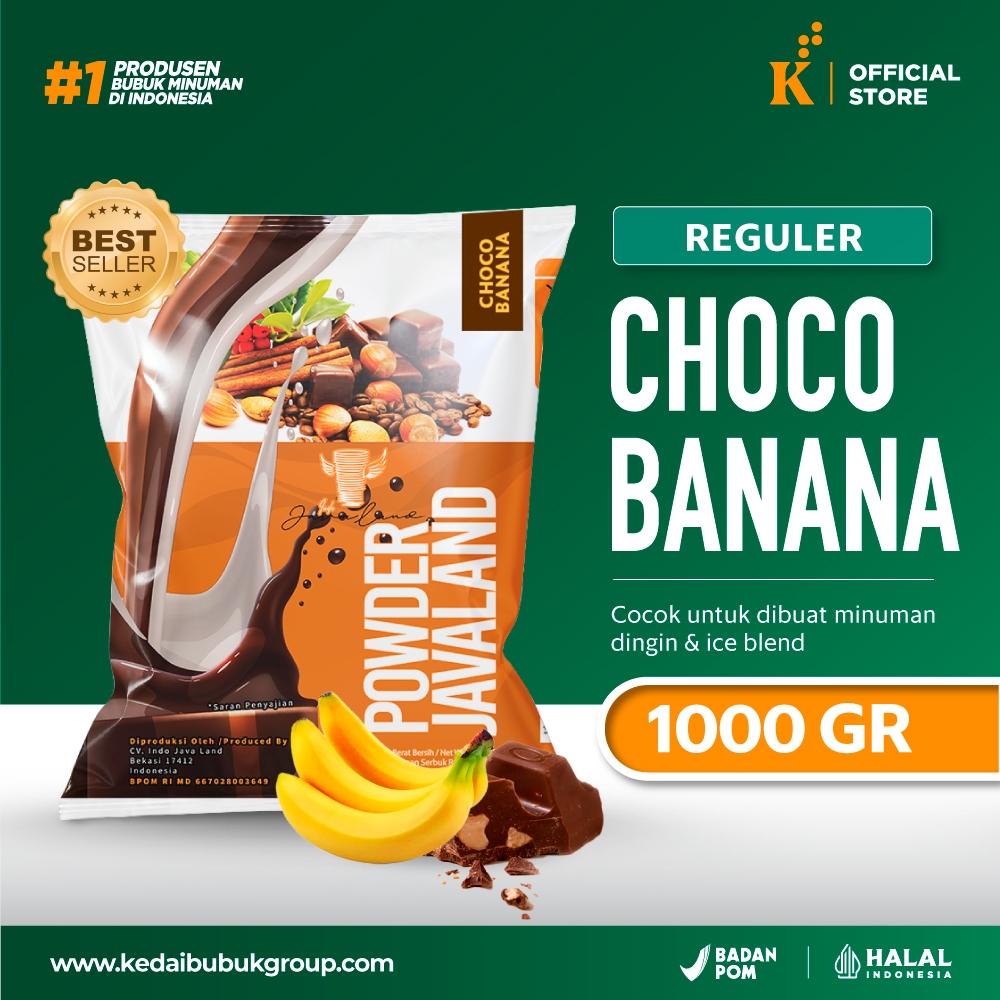 

Powder Choco Banana Bubuk Minuman Bubble Drink Javaland 1 kg
