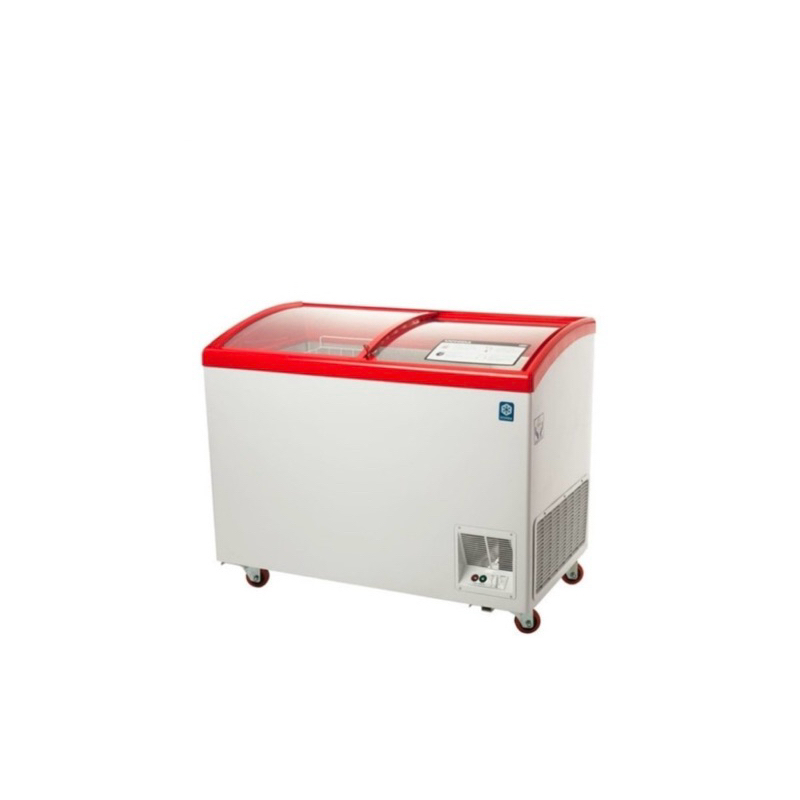Maspion Sliding Flat Glass Freezer 300 Liter UFH - 300C 300L