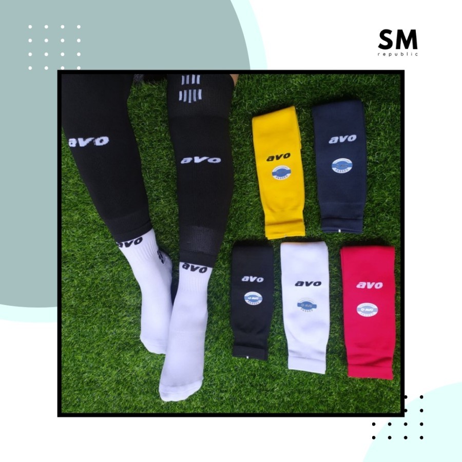 Kaos Kaki Sambungan Avo Futsal Original Sock Leg Sleeve Sepak Bola Ori