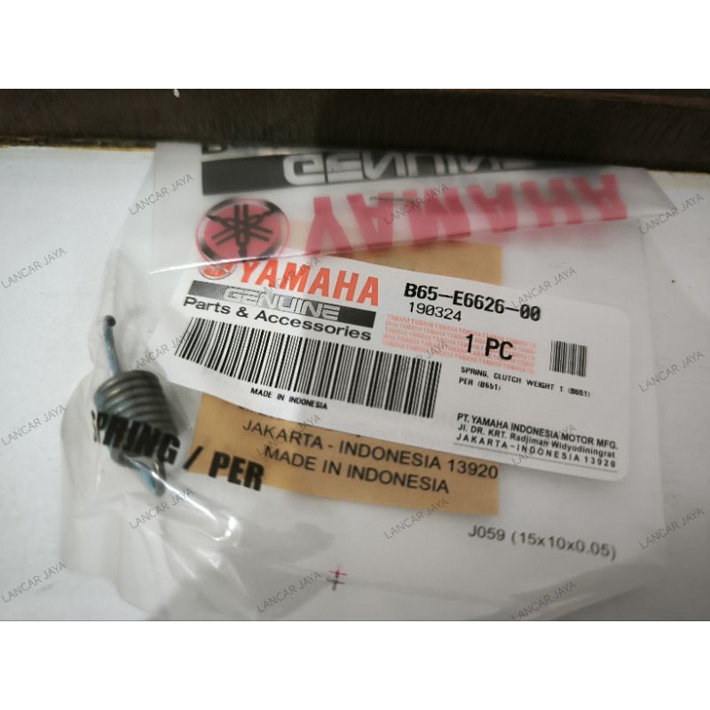 SPRING, CLUTCH WEIGHT PER NMAX B65-E6626-00 | ORIGINAL YAMAHA