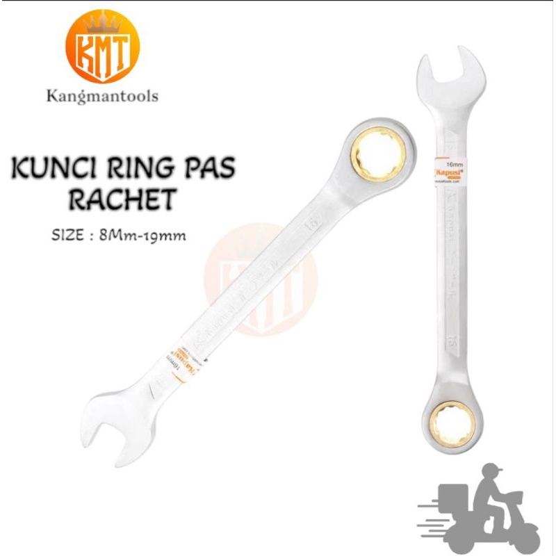 Kapusi Kunci Ring Pass Rachet 12 Varian Ukuran Dijual Per Pcs