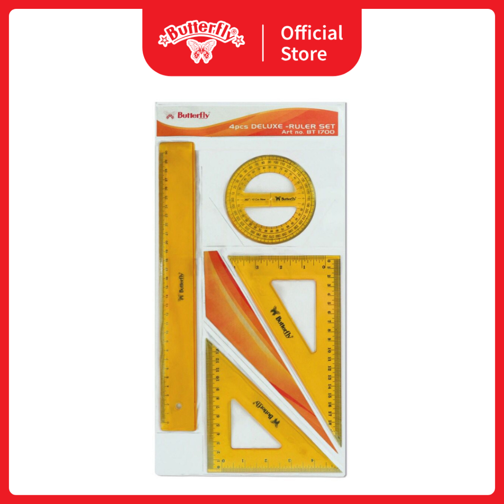 

Butterfly Penggaris Segitiga BT 1700 SET / Set Penggaris