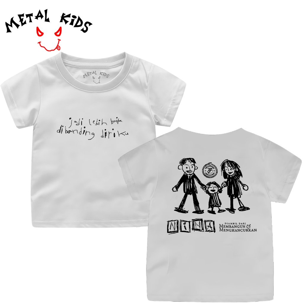 KAOS ANAK FEAST NINA SERIES DISTRO MUSIC COTTON PREMIUM